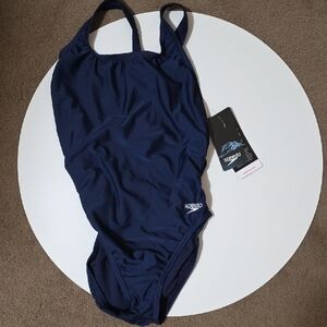 Speedo Dark Blue One-Piece Swimsuit